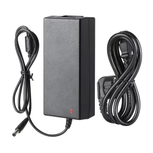 Techage Зарядно устройство 52V 2.5A с адаптер за захранване AC 100-240V за CCTV POE NVR системи за сигурност