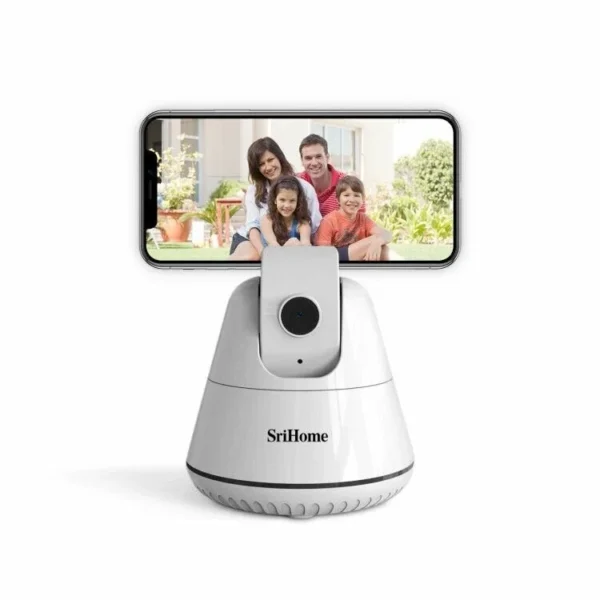 SriHome SH006 Панорамен Интелигентен 355° Държач за телефон с автоматично проследяване на лица и обекти - Image 2
