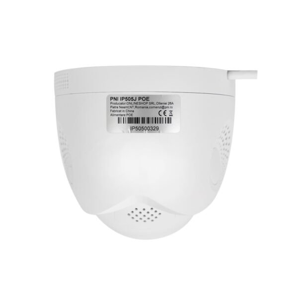 PNI IP505J 5MP 2.8mm PoE Куполна Камера за видеонаблюдение Двупосочно аудио - Image 6