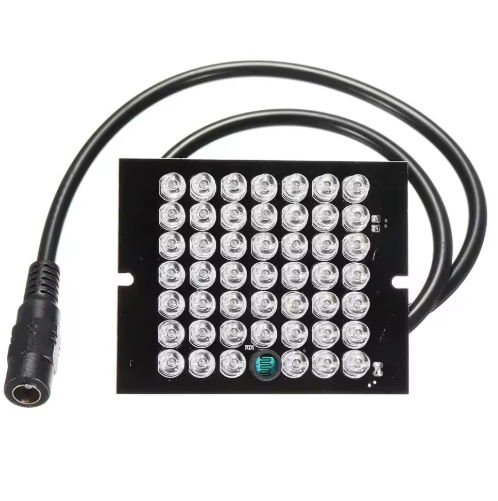 940nm Инфрачервен осветител 12V 48 LED за нощно виждане и CCTV камери - Image 2