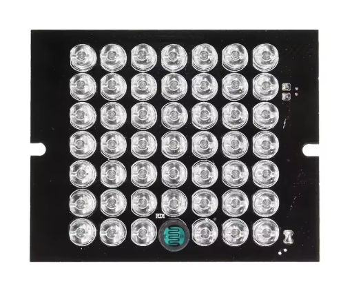 940nm Инфрачервен осветител 12V 48 LED за нощно виждане и CCTV камери - Image 4