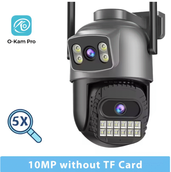 BESDER 10MP WiFi IP Камера PTZ За външно наблюдение с Двоен дисплей 10X Дигитално увеличение Детекция на хора - Image 2