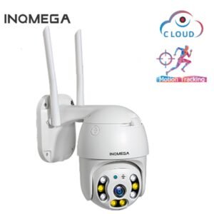 INQMEGA 1080P 2MP PTZ Камера 4× зуум Нощно виждане Детекция на движение Двупосочно аудио IP66 Водоустойчивост YCC365 Plus APP