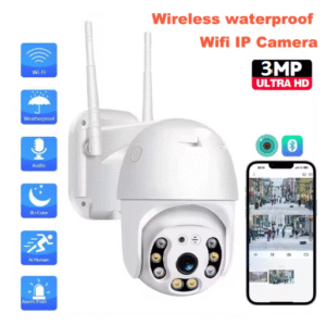 WiFi IP Камера 5MP PTZ IP66 Водоустойчива С PIR засичане на хора Пълноцветно Нощно Виждане V380 APP