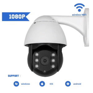 1080P 2MP WiFi IP PTZ 360° Безжична Охранителна Kaмера Двупосочно аудио Нощно виждане Carecam APP