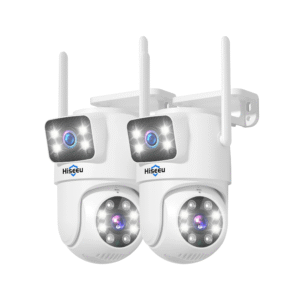 Комплект 2бр. Hiseeu 2WS03 4MP PTZ Камери Цветно нощно виждане IP65 Водоустойчивост Esee Cloud APP