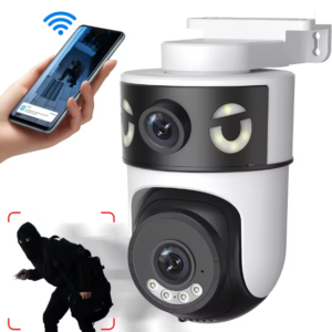 BESDER K6Q 8MP 5K PTZ IP WiFi Двойна Камера AI интелигентно проследяване IP66 Водоустойчивост O-KAM PRO APP