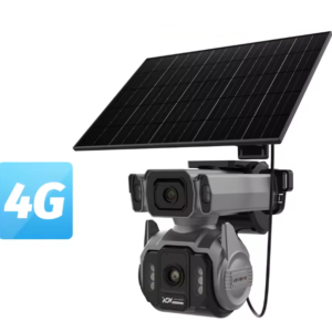 LS VISION 10MP AOV Соларна 4G Kамера 12X оптичен зуум Двоен Обектив Двоен екран и 24/7 запис HiEasy APP