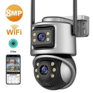 A32 WiFi Двойна Камера 4MP+4MP Цветно нощно виждане Двупосочно аудио ICSEE APP