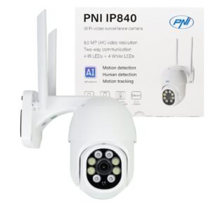 PNI House IP840 8MP 4K WiFi PTZ Камера Auto Tracking AI функции ICSEE APP