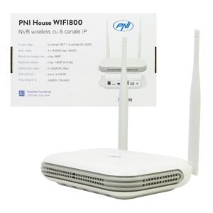 PNI House WIFI800 Безжичен NVR 8 канала 5MP и 4 канала 4K (8MP)
